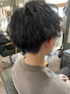 ヘアーデザイン ディードット(Hair design D.) ナチュラルマッシュ波巻きパーマ