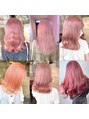 セレーネヘアー オオサカ 心斎橋店(Selene hair OSAKA) 暖色　ピンクやオレンジ系が得意です