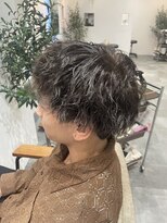 シードバイシャムロック(SEED by Shamrock)&nbsp;ツイストパーマ×グレージュヘア