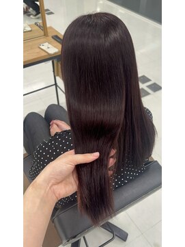 ブレス 小阪店(brace) 髪質改善☆☆ブリーチなしダークレッド☆☆