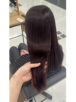 ブレス 小阪店(brace) 髪質改善☆☆ブリーチなしダークレッド☆☆