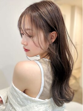 レア 表参道(L'ea) [reina] 〇くびれヘアアプリコットオレンジ夏ヘア