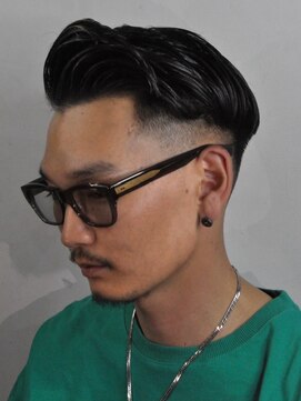 ヒロギンザ 六本木店(HIRO GINZA) ワイルド七三ハードパートスタイル