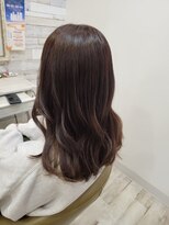 フゥカ 売市店(fuka)&nbsp;モカブラウンカラー×ケアカラー×韓国人風スタイル八戸