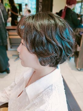 ヘアリゾート粋 ティガ 池袋店(tiga) ショートふんわりパーマ
