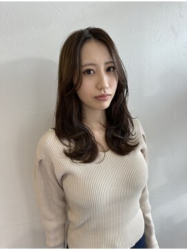 ハウリーヘアアンドスパ(HAURY hair&spa) レイヤースタイル×ラベージュ