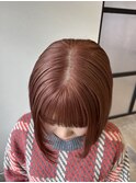 ピンクベージュ/ブリーチあり