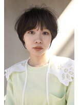 ロンド パルティール 大宮(Lond partir)&nbsp;丸型ピンクブラウン美髪エアリーロングベリーショート［大宮］