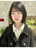 ボブ/前髪/前髪カット/ショート/カラー/縮毛矯正/韓国/髪質改善