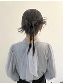 カチモリヘア　お呼ばれヘアセット