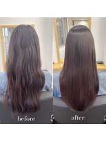 リアン 四条大宮店(Lien)&nbsp;縮毛矯正+髪質改善トリートメント（リタッチ可）
