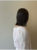 切りっぱなしスタイル