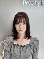 アイスプロドバイブルーム 木更津店(ice prod by bloom)&nbsp;ミディアムヘア/暗めカラー/グランマッシュ/木更津