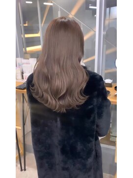 シェーン 仙台駅広瀬通店(schon) ブリーチなしミルクティー