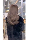 ブリーチなしミルクティー