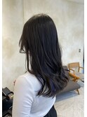 インナーカラー ブルー