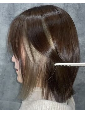 ヘアサロン リボーン(Hair salon Reborn) インナーカラー×ミルクティーカラー