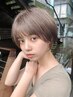 【艶髪を求める方へ】カット＋カラー＋４ステップTR【姫路ショートカット】