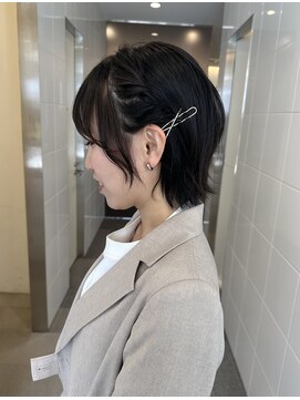 スノッブサンク(Snob ciNQ) ★似合わせカット透明感カラーショートボブスタイル