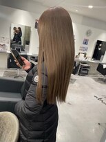 キング(K!ng) 縮毛矯正髪質改善ハイライトレイヤーカット枚方美容室エクステ