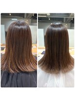 スープル オザキヤマ(SOUPLE.ozakiyama) 【髪質改善x縮毛矯正】SILKストレート