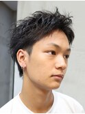 アップバングスパイキーショート王道