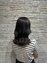 ビスイル 秋葉原店(Vis ill) 暗髪コテ仕上げ改善カラー