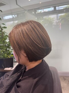 スウィープ 札幌大通(sweep) 大人かわいい◎やわらか質感ショートボブ