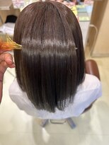 アズール 草加(azule)&nbsp;髪質改善カラー　ラベンダーブラウン　ツヤ髪スタイル