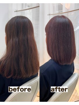 シゲ 自由が丘店(SHIGE) 白髪染めも髪質改善カラーでマイナス10歳40代50代グレイカラー