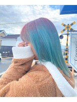 ヘアーメイク コラソン(hair make corazon)&nbsp;似合わせカットメルティカラー着物フェミニンロング