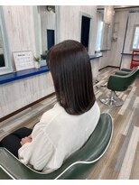ルートヘア 辻堂店&nbsp;髪質改善ストレート艶髪ミディアム