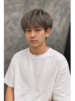 メンズサロン KIRIKA中野 メンズカット/ブリーチ/縮毛矯正/パーマ/眉毛カット/学割U24&nbsp;ブリーチ/ダブルカラー/グレージュ/マッシュ/中野駅