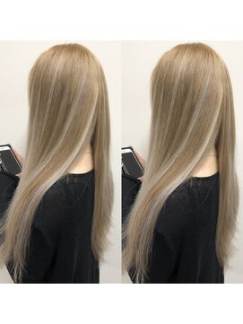 ラピス 渋谷本店(Lapis) 【lapis渋谷】ミルクティー×ホワイトハイライト