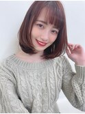 艶感まとまるAラインワンカールボブ