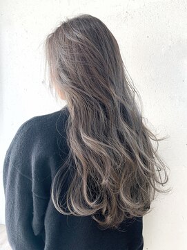 ヘアーワークス ヘルム 渋谷店(HAIR WORKS HELM) [HELM渋谷］ふんわりカールヘルシースタイルショコラアッシュ85