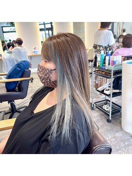 ルヴェルソー(le Verseau) インナーカラーストレート