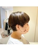 ツヤマッシュショート×ミントショート