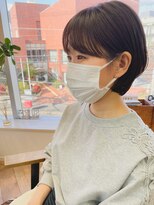 オーシャン(Ocean)&nbsp;大人可愛い30代40代シースルー前髪/前下がりボブ/丸みショート