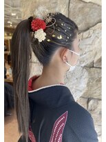 クレドガーデン 綾瀬店(CRED GARDEN) 袴アレンジ 大人かわいい小顔 ゆるふわアレンジ 卒業式 入学式