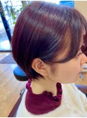耳掛けショートスタイル
