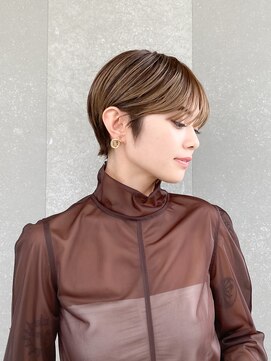 ロンド レグリーズ 立川(Lond leglise) 【山方　直也】マッシュショート×美髪×大人かわいい×耳かけ