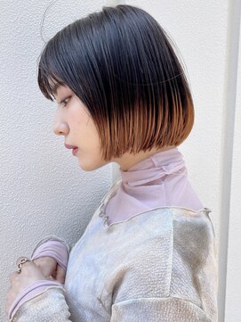 レトン 銀座(leton) 裾カラー/グラデーション/毛先ブリーチ/ブリーチ［銀座］