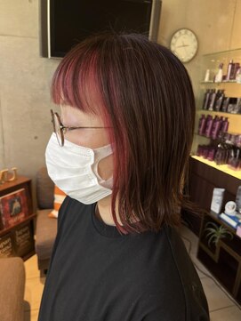 エム インターナショナル 春日部本店(EMU international) フェイスフレーミング☆ピンク