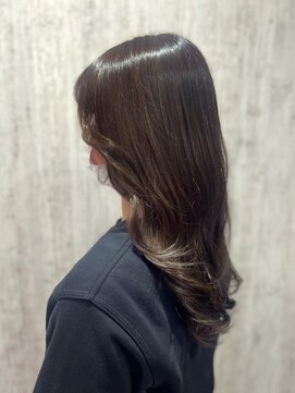 テトテ 門戸厄神店(tetote) /顔回りレイヤー/スロウカラーブラウン/