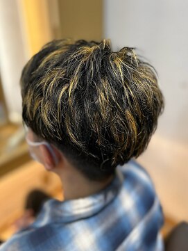 モテナ アット ベッピン(motenas at Beppin s) メンズカット/デザインカラー/毛先カラー