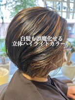 アース 武蔵境店(HAIR & MAKE EARTH) 白髪ぼかし、ハイライトバージョン☆