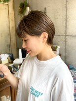 トト 船橋店(toto.)&nbsp;黒髪/グレーベージュ/レイヤーロング/前髪パーマ[西船橋/津田沼]