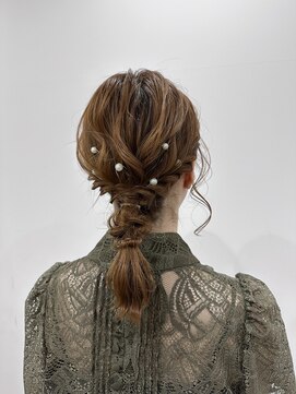 フローレバイヌンク(Flore by nunc) 大人気！結婚式編みおろしアレンジ♪【巣鴨】【大塚】