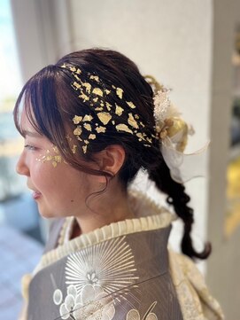 アース 浜松志都呂店(HAIR&MAKE EARTH) 成人式☆華やか編みおろしポニー